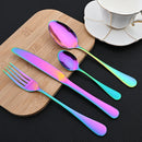 Axyaa 16-Piece Stainless Steel Western Dinnerware Cutlery Set