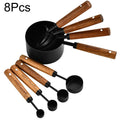 Axyaa Stainless Steel Measuring Cups Spoons Set - Baking Coffee Bartending Accessories