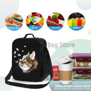Axyaa Butterfly Cat Insulated Lunch Bag - Reusable Thermal Cooler Tote
