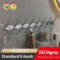 Axyaa Door Hooks Clothes Hanger Storage Wall Hanging Kitchen Bathroom Accessories