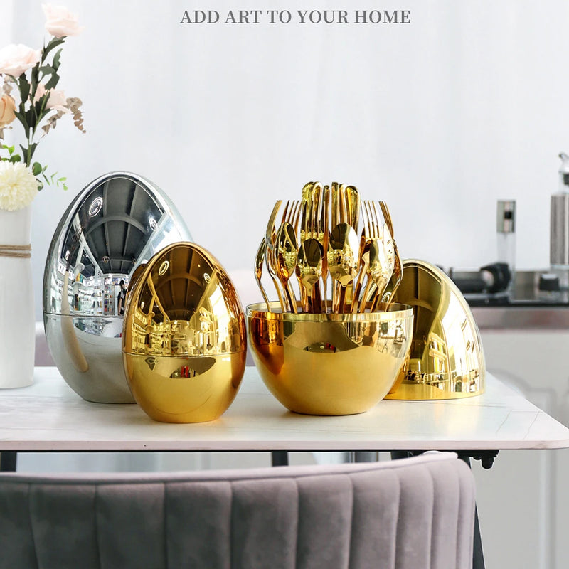 Axyaa Deluxe Gold Cutlery Set for 12 People - Elevate Your Dining Experience