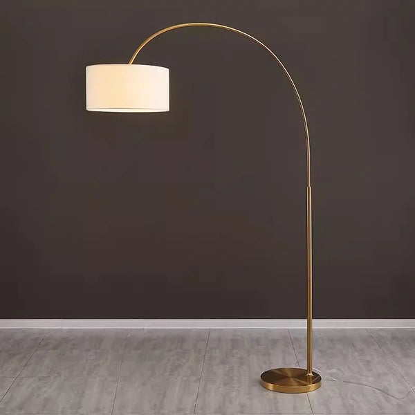 Axyaa Minimalist Fishing Lamp: Nordic Design Luxury Floor Light for Living Room and Study