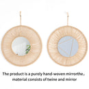 Hemp Rope Mirror Decoration for Living Room by Axyaa