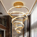 Axyaa LED Pendant Chandeliers for Staircase | Modern Home Decor Hanging Light
