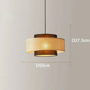 Axyaa Woven Rattan Chandelier LED Pendant Light for Home Decor