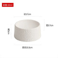 Axyaa Ceramic Stone Pattern Dessert Snack Sushi Plate for Molecular Cooking