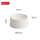 Axyaa Ceramic Stone Pattern Dessert Snack Sushi Plate for Molecular Cooking