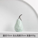 Axyaa Apple Pear Decoration: Simple Ceramic Fruit for Home & Office Décor