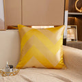 Axyaa Geometric Jacquard Square Cushion Cover 45x45 Polyester Throw Pillowcase