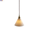 Axyaa Ceramic Copper Socket LED Pendant Light: Modern Nordic Decor ideal for Living/Dining areas