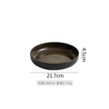 Axyaa Ceramic Deep Plate Set of 6 - Restaurant Tableware & Serving Plates