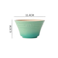Axyaa 4.5" Ramen Bowls, Set of 8 Colors, Tableware for Kitchen & Dining