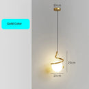 Axyaa Glass LED Pendant Chandelier for Modern Home Lighting