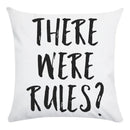 Axyaa Beauty Life Place Love Polyester Cushion Cover Decorative Pillow Case
