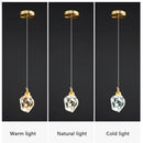 Axyaa Crystal LED Pendant Lights for Home Décor
