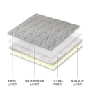 Axyaa Waterproof Pet-Friendly Sofa Bed Cover, Scratch Resistant Slipcover for Couch