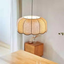 Axyaa Nordic Linen E27 LED Pendant Lights Chandelier - Minimalist Retro Style