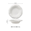 Axyaa Stoneware Edge Plate Set for Elegant Dining