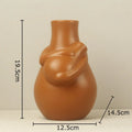 Axyaa Ceramic Floral Vase for Elegant Room Decor and Flower Arrangement