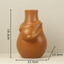 Axyaa Ceramic Floral Vase for Elegant Room Decor and Flower Arrangement