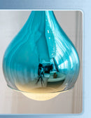 Axyaa LED Water Droplet Ceiling Chandelier: Modern Living Room Bedroom Pendant Lamp