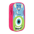 Axyaa Monsters Mike and Sullivan Double Layer Pencil Case for School and Makeup