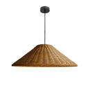 Axyaa Rattan Hand Knitted Suspension Pendant Lights for Dining Room Kitchen
