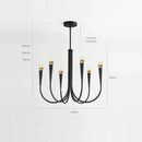 Axyaa Modern French Classic Design Branch Chandeliers Pendant Lamp for Living Dining Bedroom