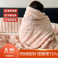 Axyaa Rabbit Fur Blanket: Luxury, Thickened, Office Shawl, Sofa, Small Quilt