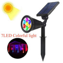 Axyaa Solar RGB Lawn Spotlight for Garden Decoration