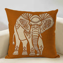 Axyaa Geometric Linen Cushion Cover 45x45CM for Home Sofa Car Decor