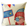 Axyaa Independence Day Pillowcase for Sofa, Car, Office - Creative & Simple Lumbar Cushion Cover