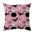 Axyaa Halloween Dark Pumpkin Print Pillowcase Home Cushion Cover - 2023 Collection