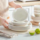Axyaa Stoneware Tableware Set - 16/32 Piece for 4/8 - 4 Color Options