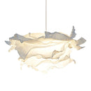 Axya Nordic Paper Pendant Light Cloud Lampshades for Living Room and Restaurant