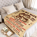 Axyaa Romantic Love Blanket for Wife: Mothers Day, Anniversary, Birthday Gift