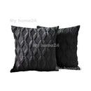 Pink Retro Fluffy Soft Throw Pillowcover 45x45 by Axyaa