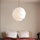 Axyaa Silk Fabric LED Pendant Chandelier for Living Room, Bedroom, Study & Restaurant
