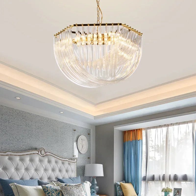 Axyaa European Chandelier Loft Pendant Light for Elegant Home Decor