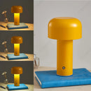 Axyaa Mushroom Table Lamp: Cordless Touch Rechargeable Night Light