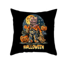 Axyaa Halloween Skull Cat Pumpkin Bat Castle Pillowcase 45x45cm