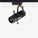 Axyaa Adjustable Aperture LED Ceiling Spotlight, 5/7/10/15W COB Track Lighting for Commercial Settings