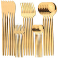 Axyaa Stainless Steel Cutlery Set - 30-Piece Western Flatware Kitchen Set