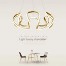 Axya LED Pendant Chandelier: Modern Lighting Fixture for Home, Living Room, Dining Room, Bedroom