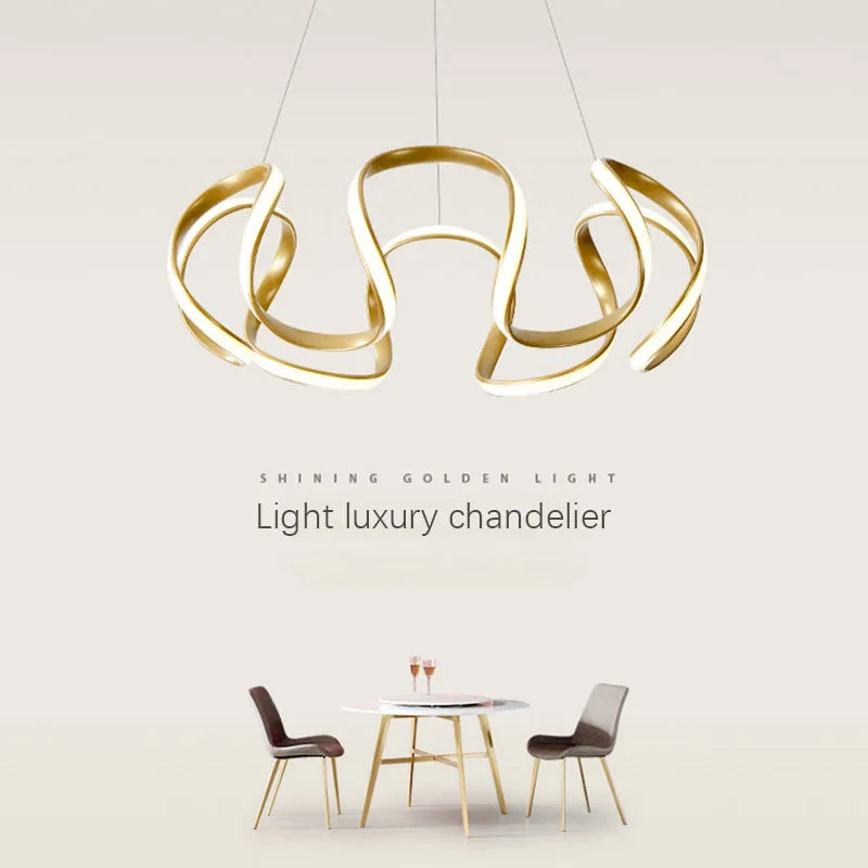 Axya LED Pendant Chandelier: Modern Lighting Fixture for Home, Living Room, Dining Room, Bedroom