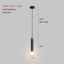 Axyaa Modern LED Tube Chandelier for Bedroom and Living Room