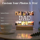 Axyaa Personalized 3D Acrylic Lamp for Mom Dad Love Family Birthday Gift