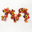 Axyaa Gold Maple Leaf & Sunflower LED Hanging Autumn Vine for Thanksgiving Decor