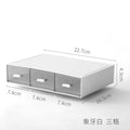 Axyaa Desk Drawer Organizer Stackable Multi-layer Office Stationery Storage Box