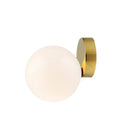 Axyaa Nordic Glass Ball Study Porch Wall Lamp - Simple Creative Bedside Decoration